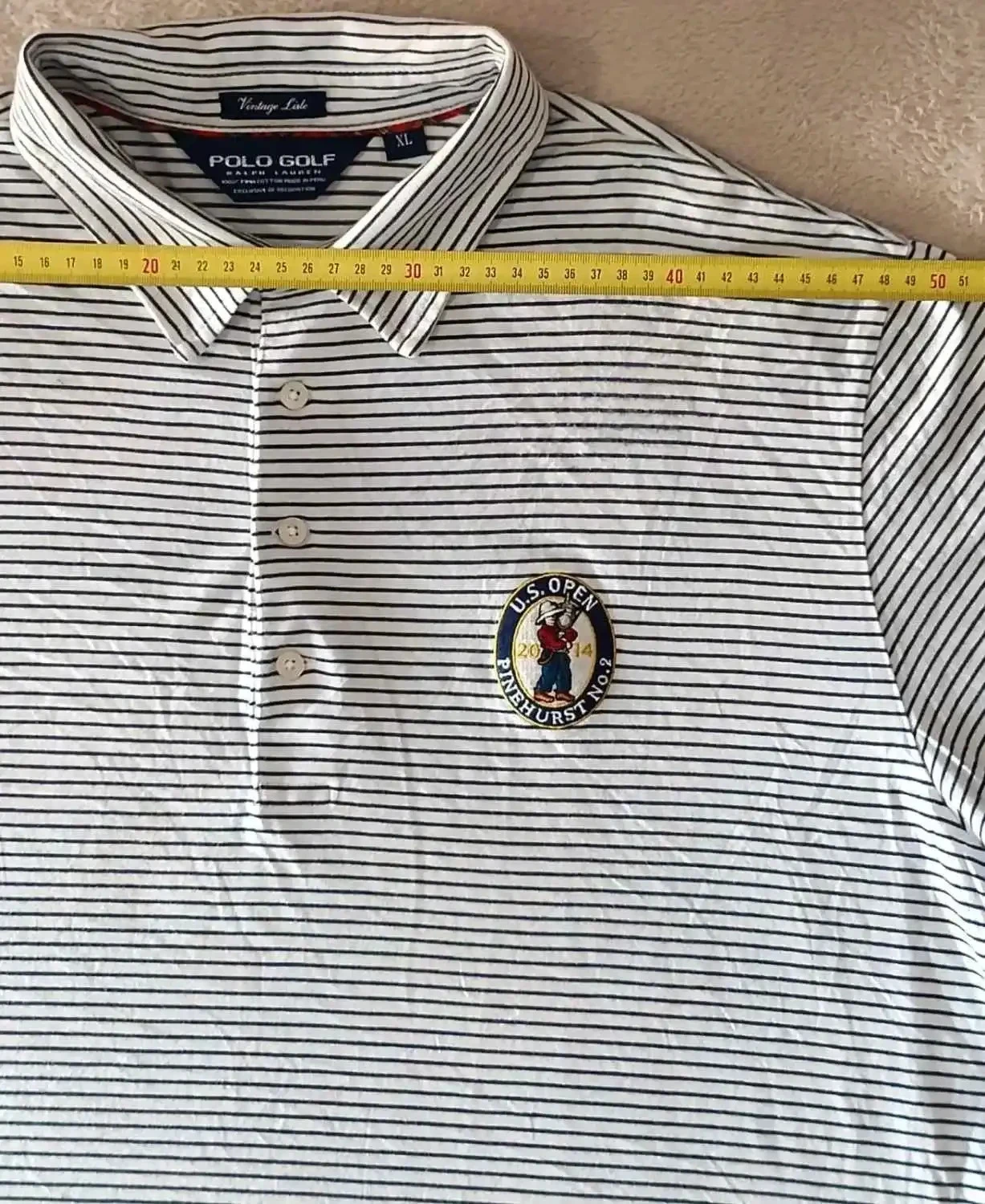 Ralph Lauren U.S. Open Vintage Lisle Golf Polo Size XL – photo 18